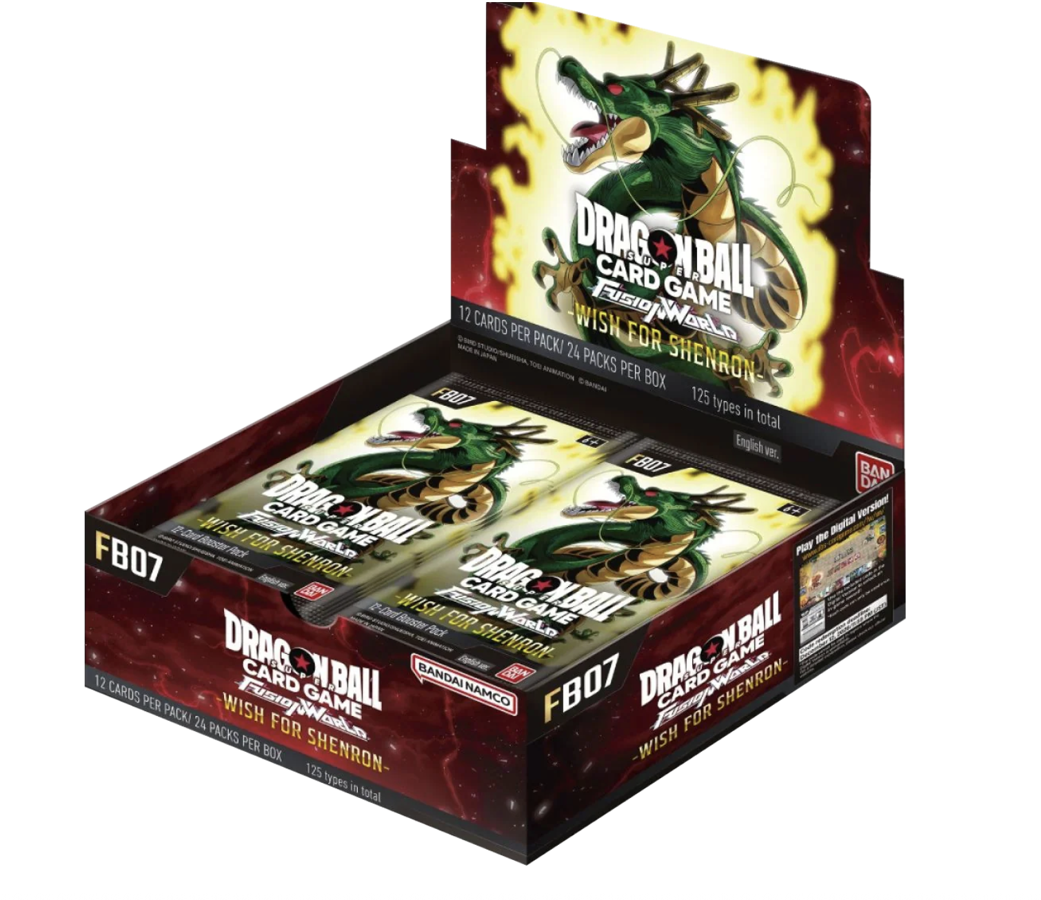 Dragon Ball Super CG: Fusion World 07 Wish For Shenron - Booster Box (FB07)