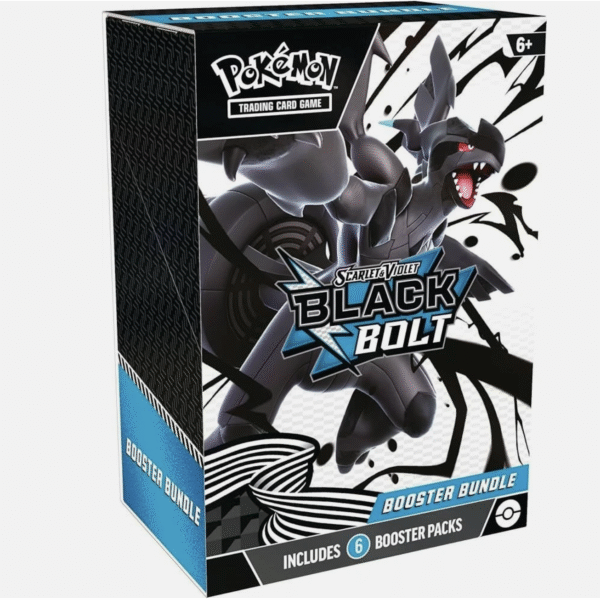 Pokémon TCG: Scarlet & Violet—Black Bolt Booster Bundle (6 Booster Packs)