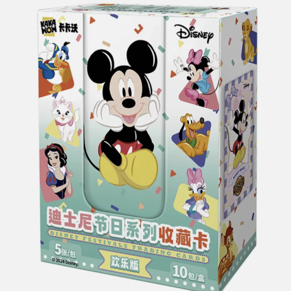 Kakawow Disney Mickey JOY Edition Festivals Collection Card 10 Packs Booster Box