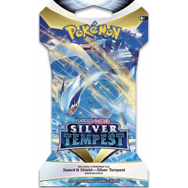 English - Silver Tempest - Sleeved Booster Pack