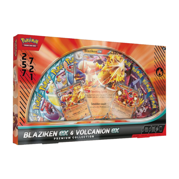 English - Blaziken ex & Volcanion ex - Premium Collection