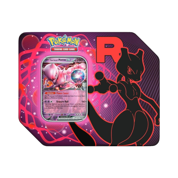 English - Team Rocket Mewtwo -  5-pack tin