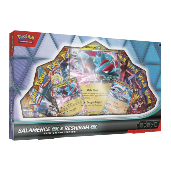 English - Salamence ex & Reshiram - Premium Collection Box