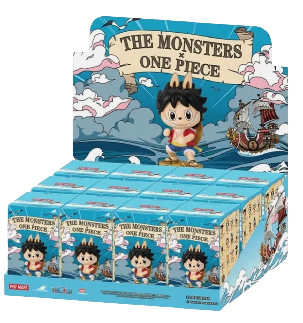 Labubu - One Piece - 12 blind box CDU