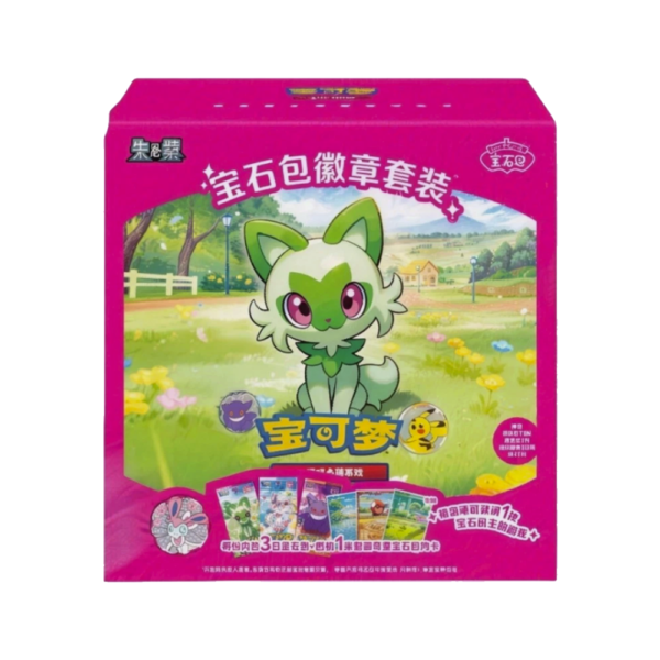 Chinese - Gem Pack Badge Set - Booster Box