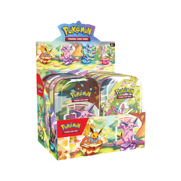 English - Prismatic Mini Tin x8 - Display Case