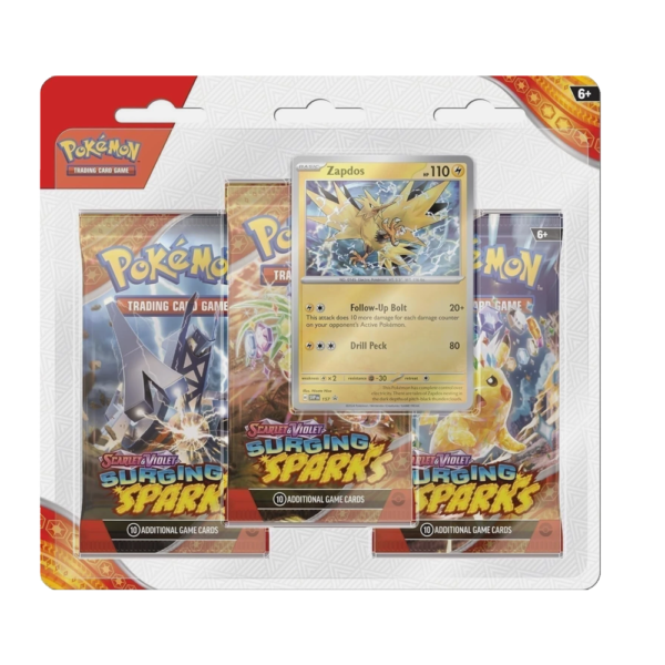English - Surging Sparks - 3-Pack Blister