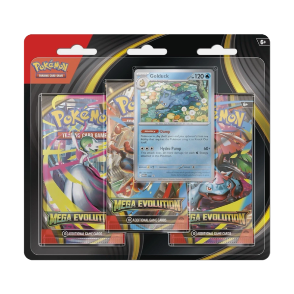 English - Mega Evolution - 3-Pack Blister