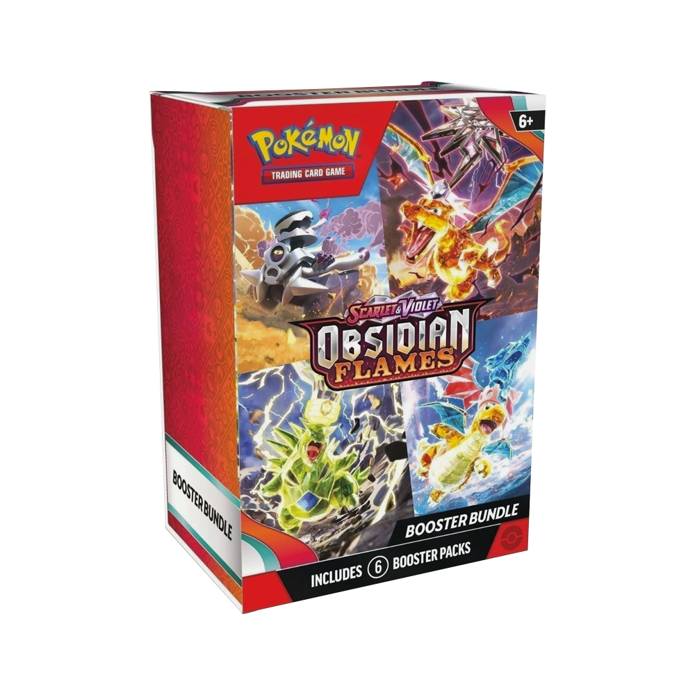 English - Obsidian Flames - 6 Pack Booster Bundle