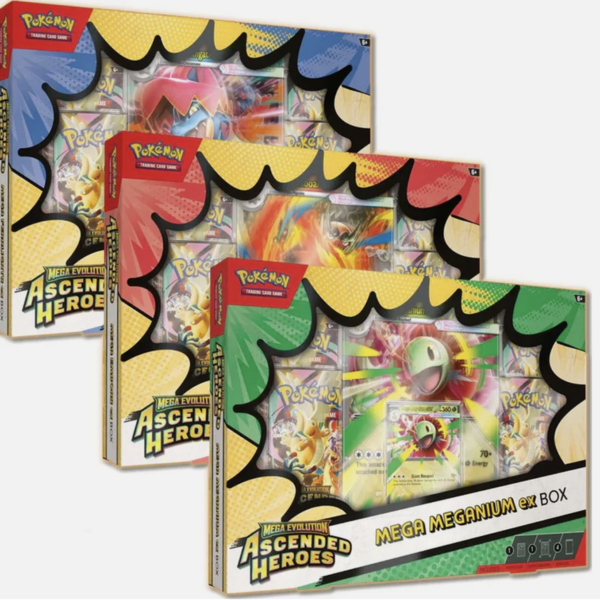 English - Ascended Heroes Mega Ex Box - Artwork varies