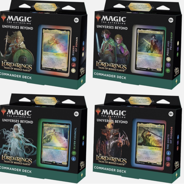 Magic: The Gathering - Lord of the Rings: Tales of Middle-earth Commander Deck (4 Count)