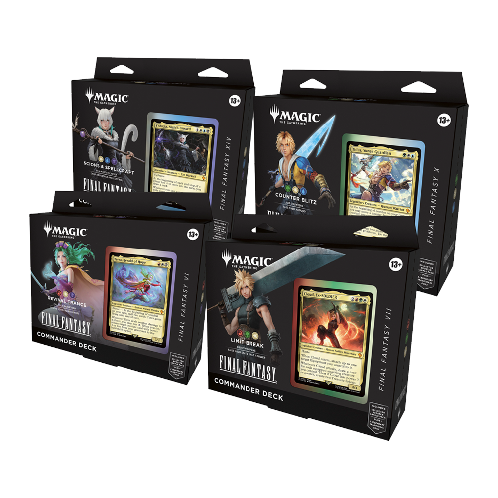 Magic: The Gathering: Final Fantasy Collector Commander Deck (4 count)