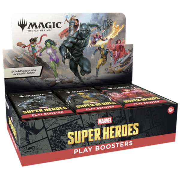 English - Magic The Gathering - Marvel Super Heroes Play Booster