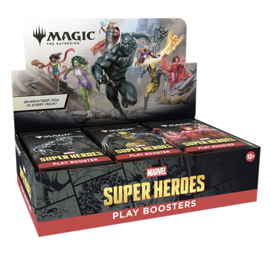 English - Magic The Gathering - Marvel Super Heroes Play Booster