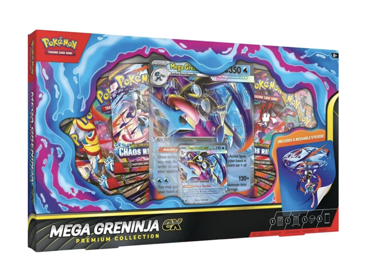 English – Mega Greninja EX – Premium Collection – Invicta TCG