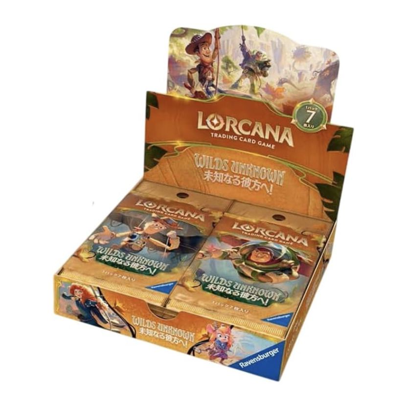 TAKARA TOMY - Disney Lorcana TCG Wilds Unknown - Japanese Booster Box