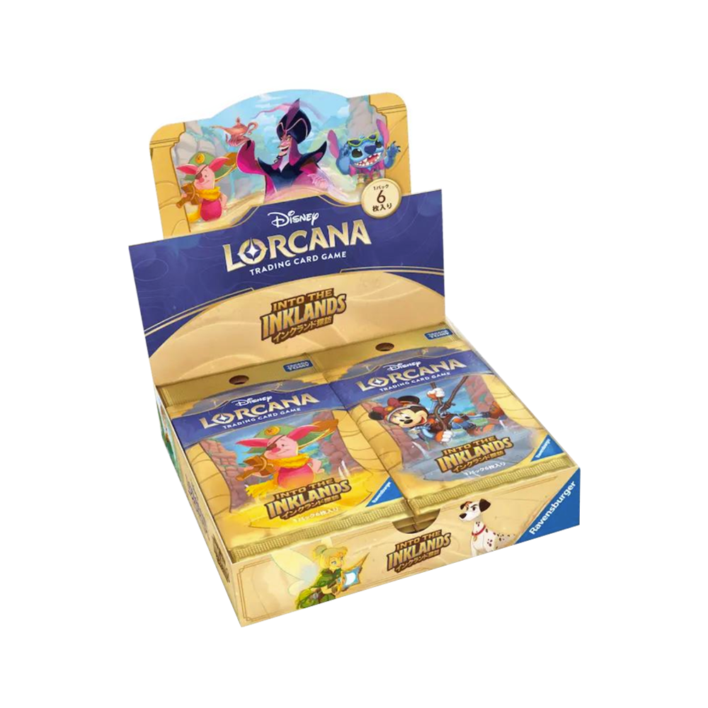 Japanese Disney Lorcana TCG Into the Inklands Booster Box