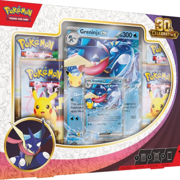 English Pokémon 30th Celebration Greninja ex Box (Pre-order)