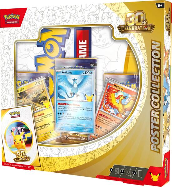 English Pokémon 30th Celebration Poster Collection (Pre-order)