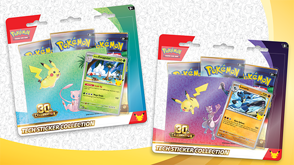 English Pokémon 30th Celebration Tech Sticker Collection (Pre-order)